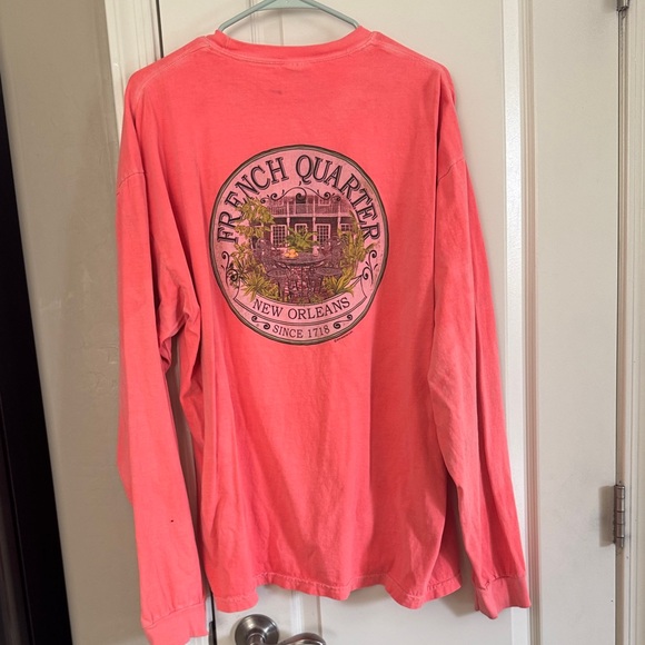 NOLA French Quarter Graphic Tee in Coral / A5 - Picture 5 of 5